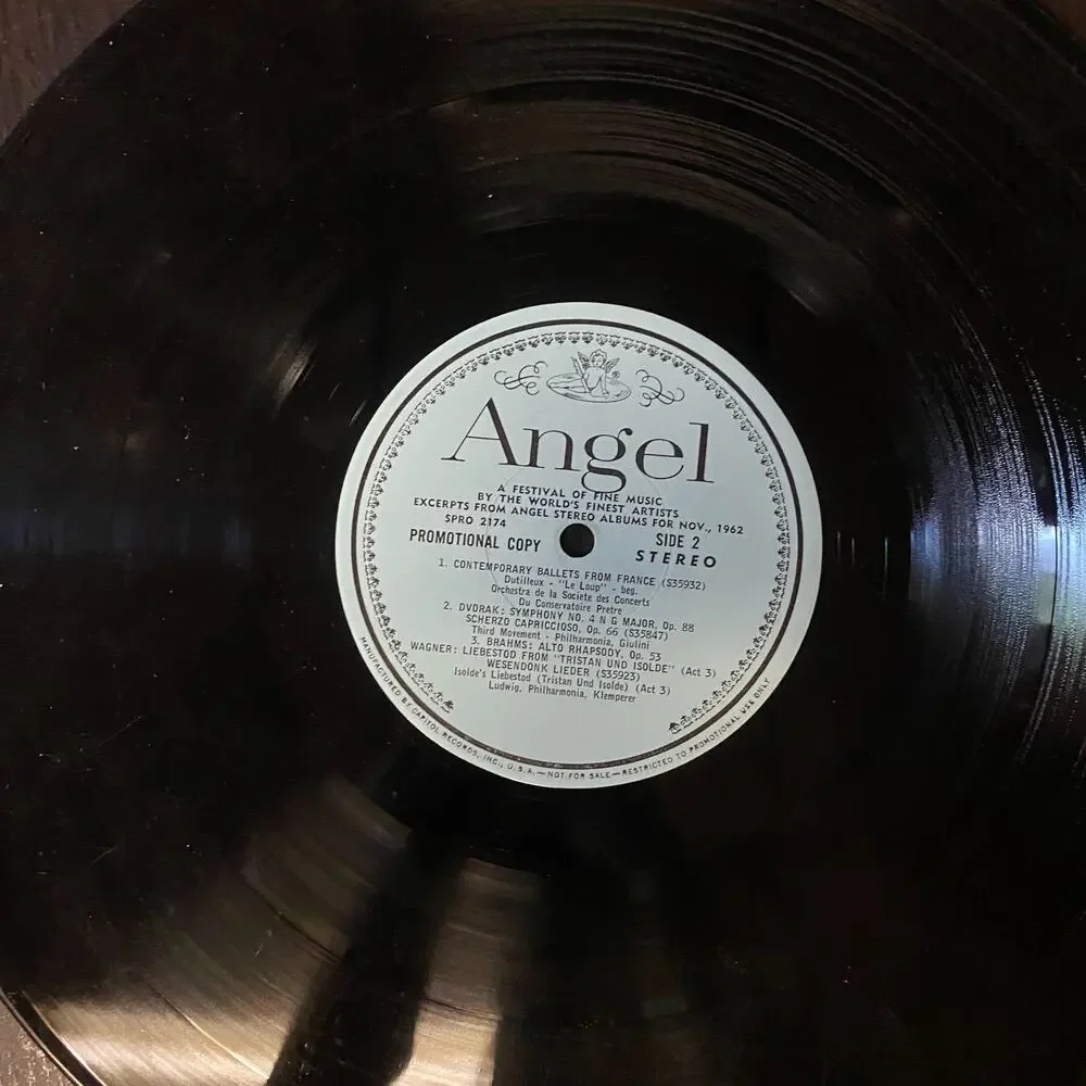 A festival of fine music promo angel records various artists November 1962 Vinyl - Picture 6 of 6